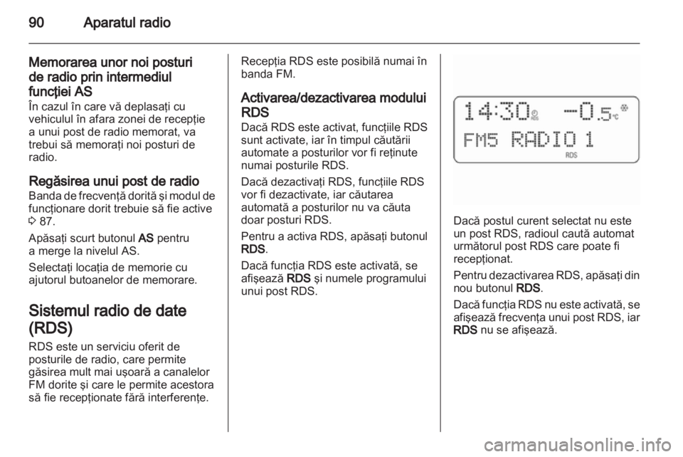 OPEL COMBO 2011  Manual pentru sistemul Infotainment (in Romanian) 