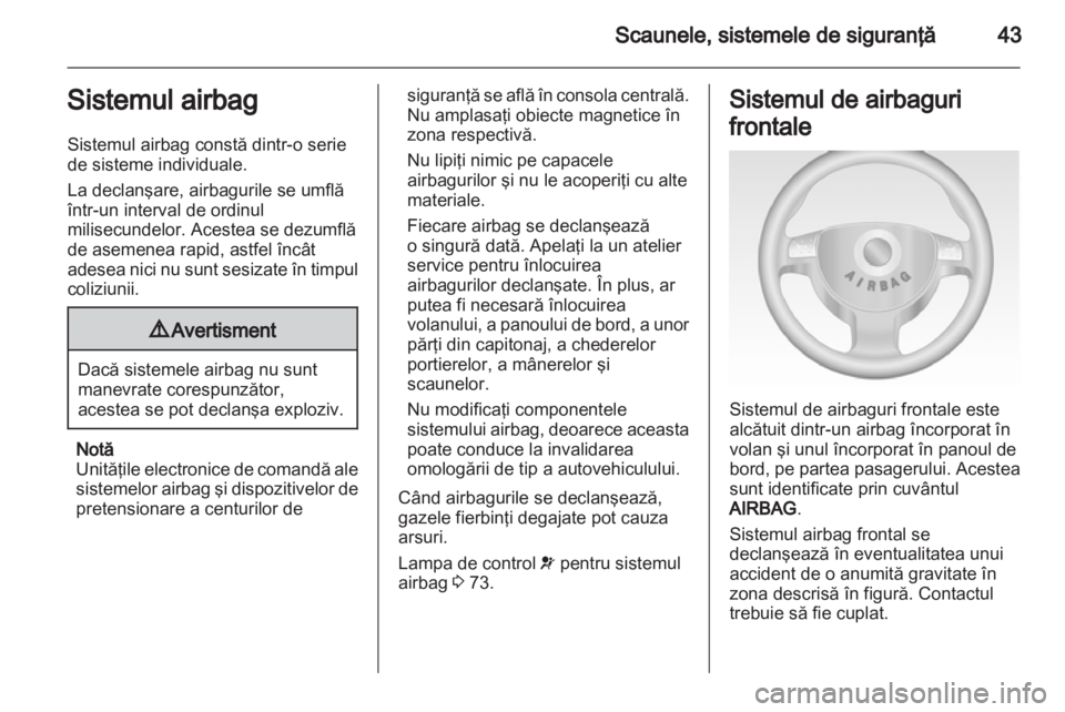 OPEL COMBO 2011  Manual de utilizare (in Romanian) 