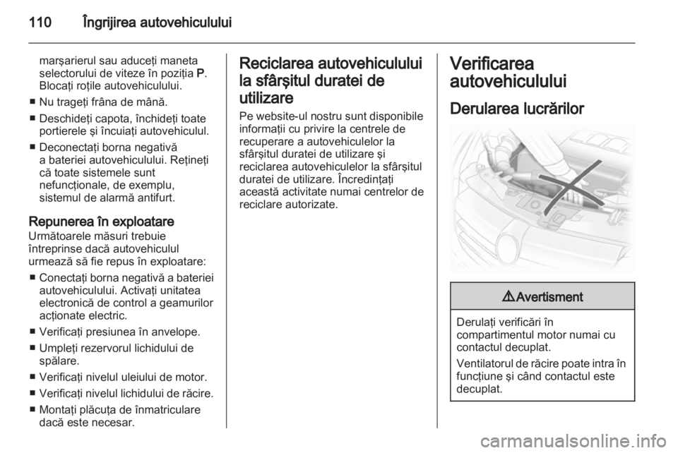 OPEL COMBO 2011.5  Manual de utilizare (in Romanian) 