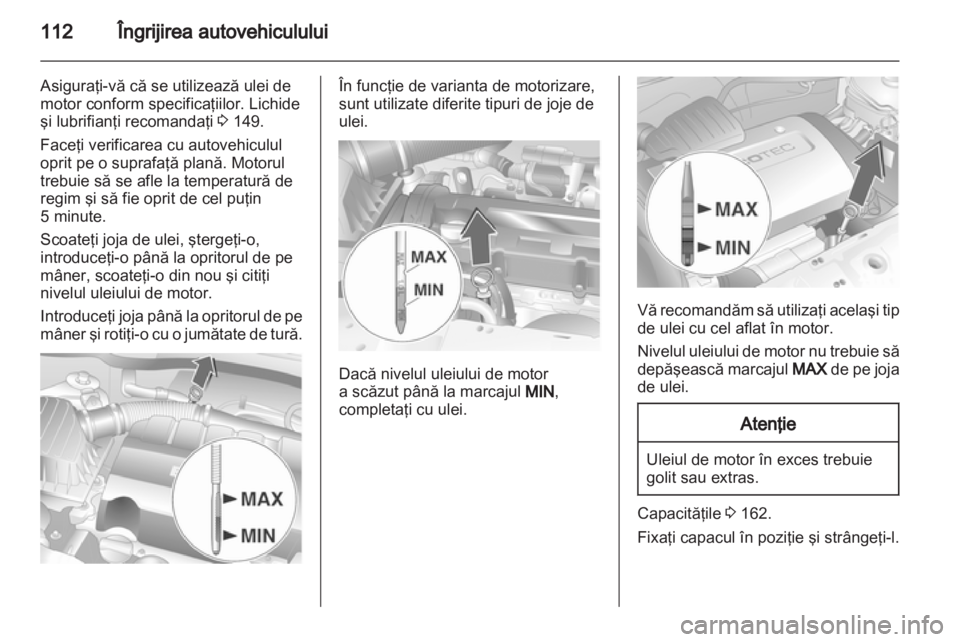 OPEL COMBO 2011.5  Manual de utilizare (in Romanian) 