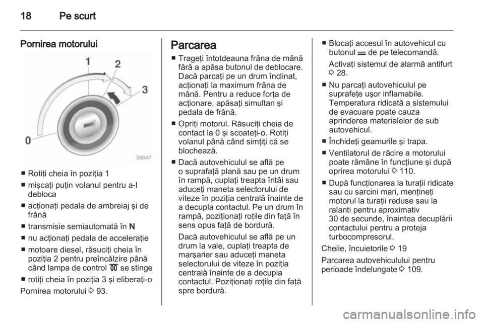 OPEL COMBO 2011.5  Manual de utilizare (in Romanian) 