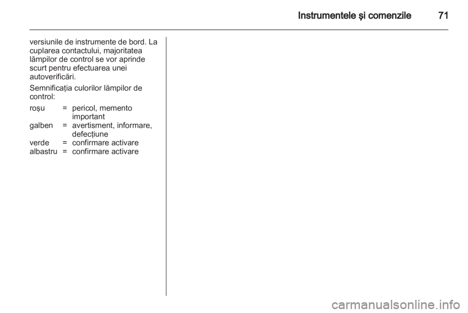 OPEL COMBO 2011.5  Manual de utilizare (in Romanian) 
