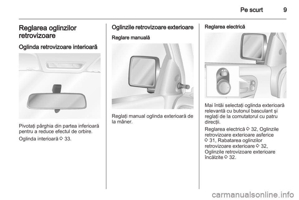 OPEL COMBO 2011.5  Manual de utilizare (in Romanian) 