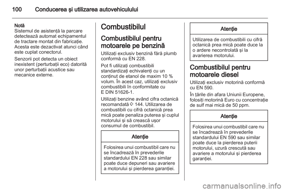 OPEL COMBO D 2012  Manual de utilizare (in Romanian) 
