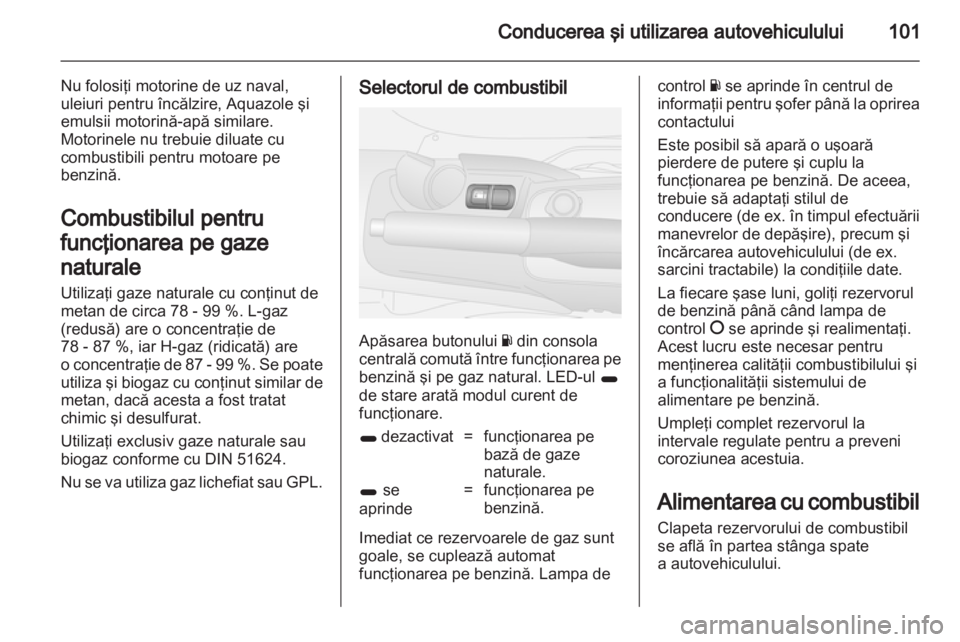 OPEL COMBO D 2012  Manual de utilizare (in Romanian) 