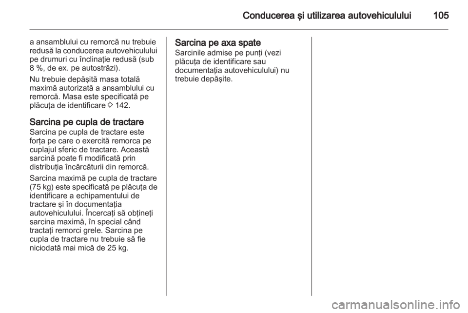 OPEL COMBO D 2012  Manual de utilizare (in Romanian) 