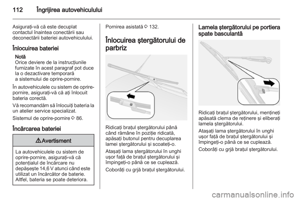 OPEL COMBO D 2012  Manual de utilizare (in Romanian) 