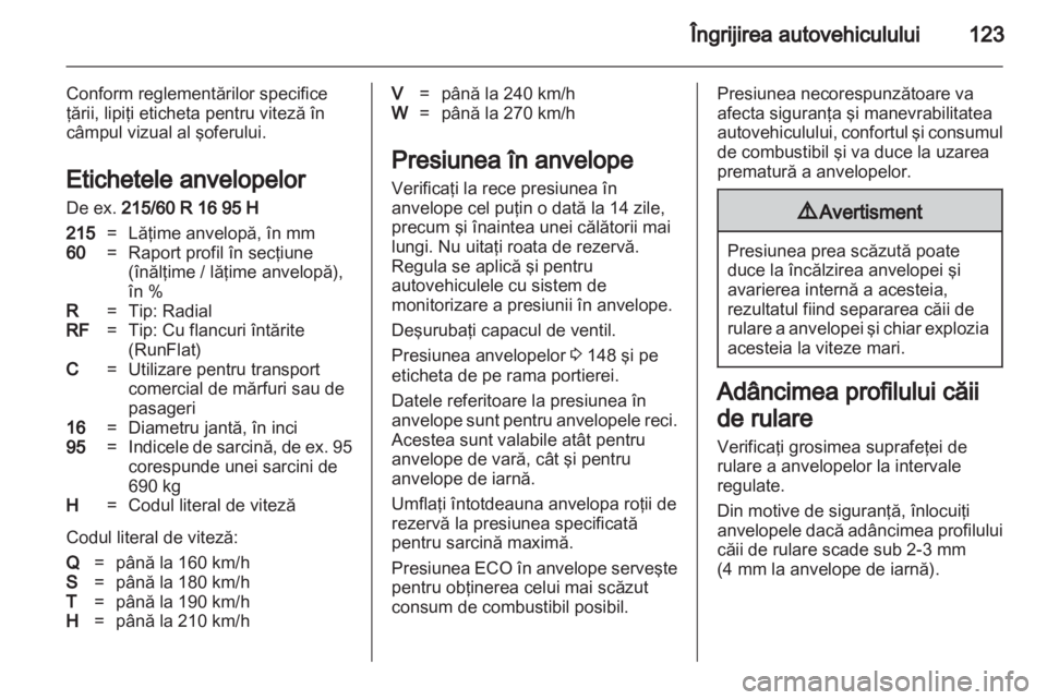 OPEL COMBO D 2012  Manual de utilizare (in Romanian) 