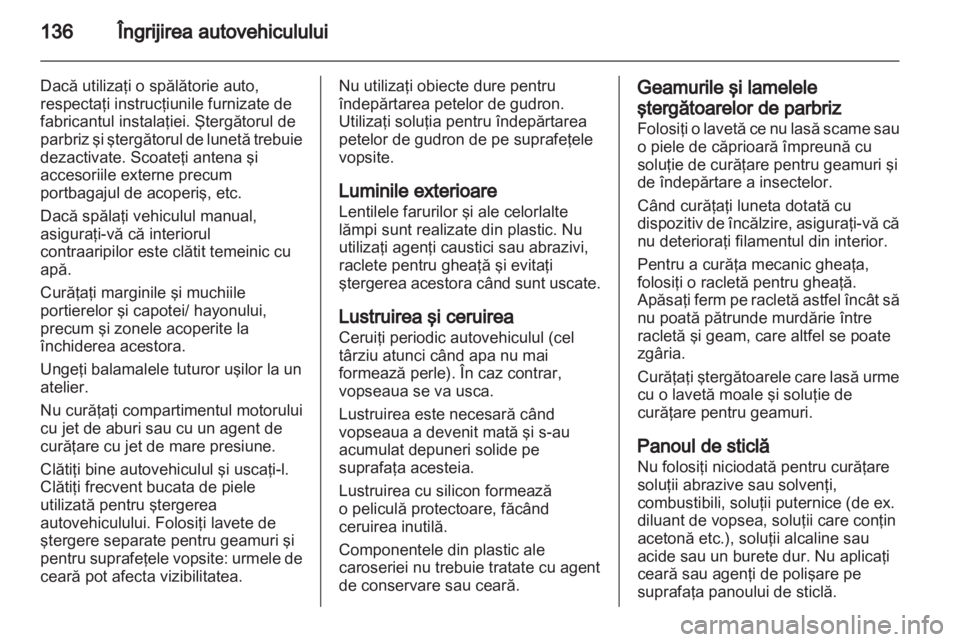 OPEL COMBO D 2012  Manual de utilizare (in Romanian) 