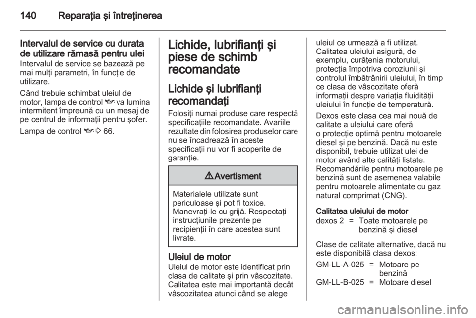 OPEL COMBO D 2012  Manual de utilizare (in Romanian) 