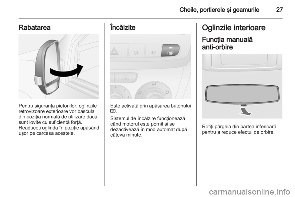 OPEL COMBO D 2012  Manual de utilizare (in Romanian) 