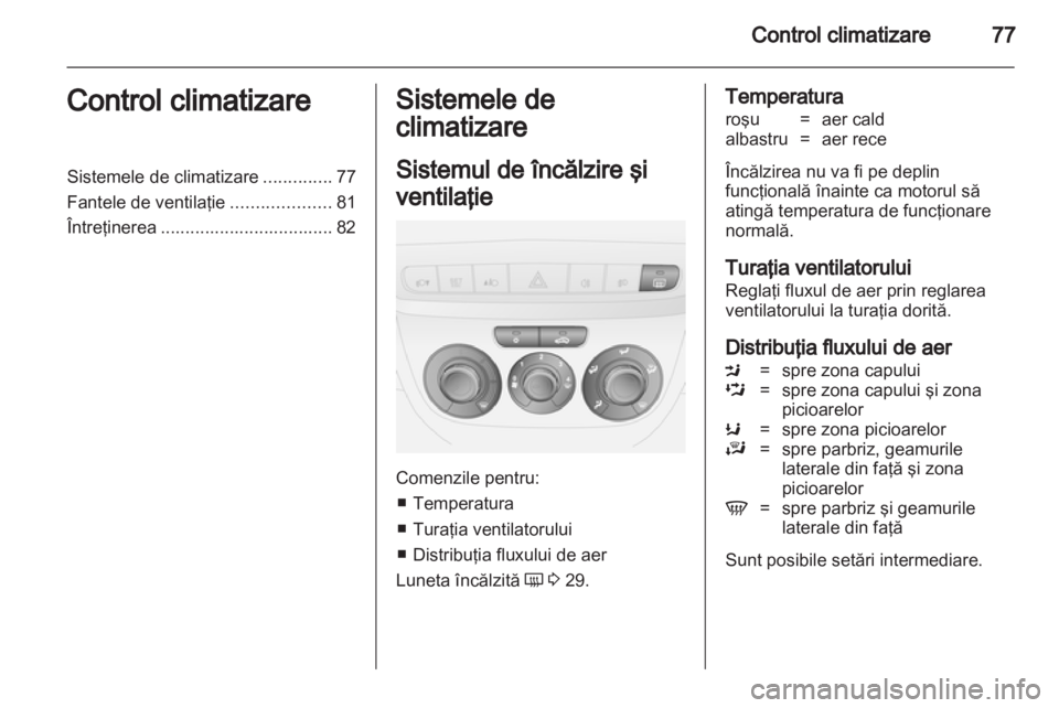 OPEL COMBO D 2012  Manual de utilizare (in Romanian) 