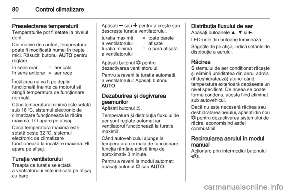 OPEL COMBO D 2012  Manual de utilizare (in Romanian) 