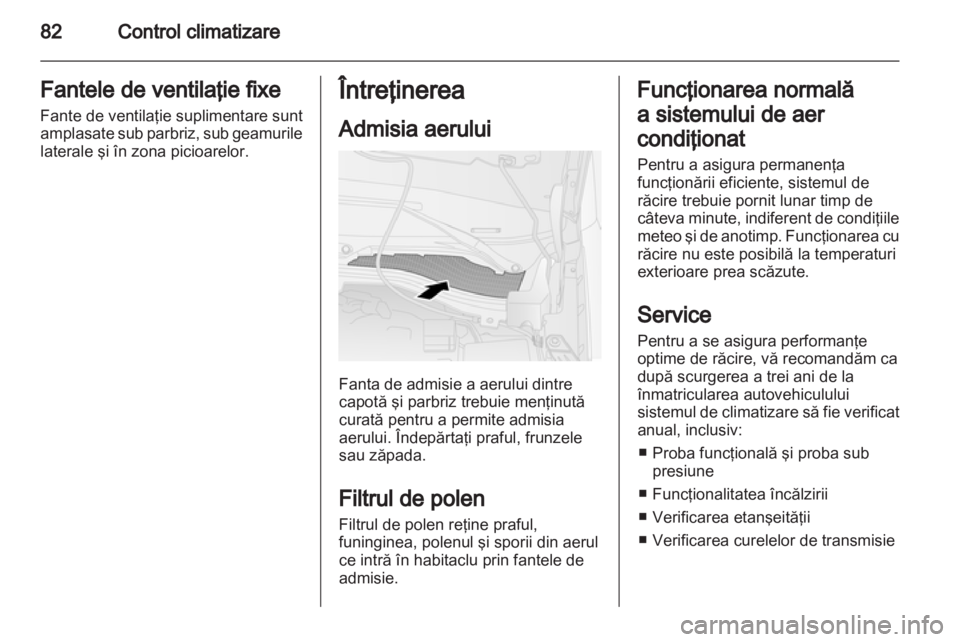 OPEL COMBO D 2012  Manual de utilizare (in Romanian) 