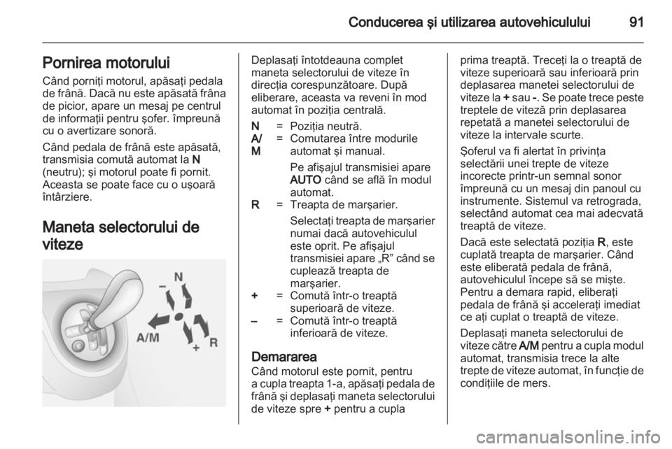 OPEL COMBO D 2012  Manual de utilizare (in Romanian) 
