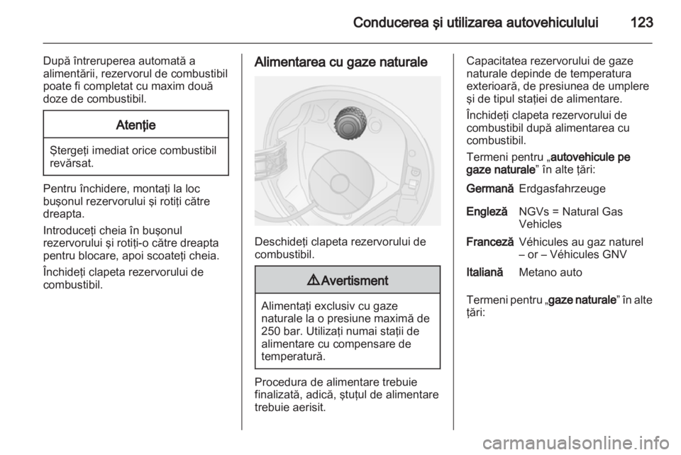 OPEL COMBO D 2013  Manual de utilizare (in Romanian) 