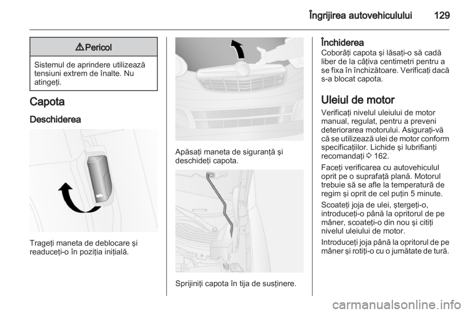 OPEL COMBO D 2013  Manual de utilizare (in Romanian) 