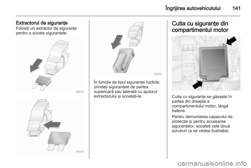 OPEL COMBO D 2013  Manual de utilizare (in Romanian) 