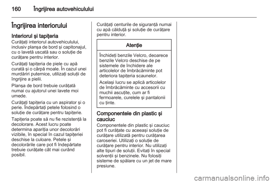 OPEL COMBO D 2013  Manual de utilizare (in Romanian) 