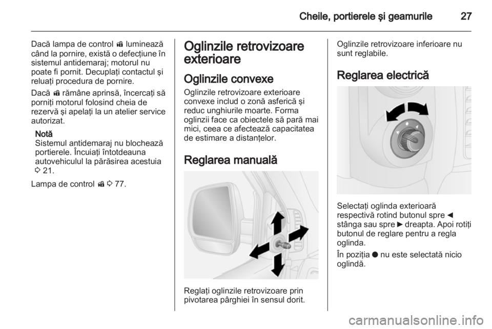 OPEL COMBO D 2013  Manual de utilizare (in Romanian) 