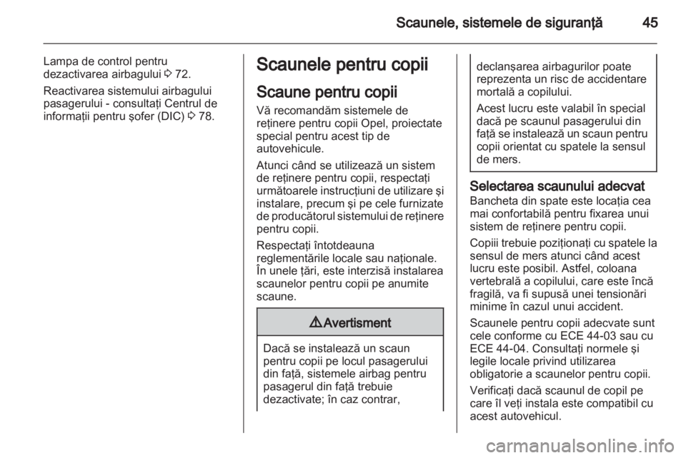 OPEL COMBO D 2013  Manual de utilizare (in Romanian) 