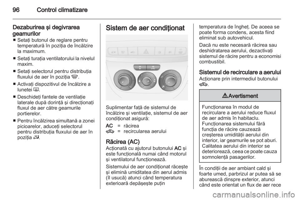 OPEL COMBO D 2013  Manual de utilizare (in Romanian) 