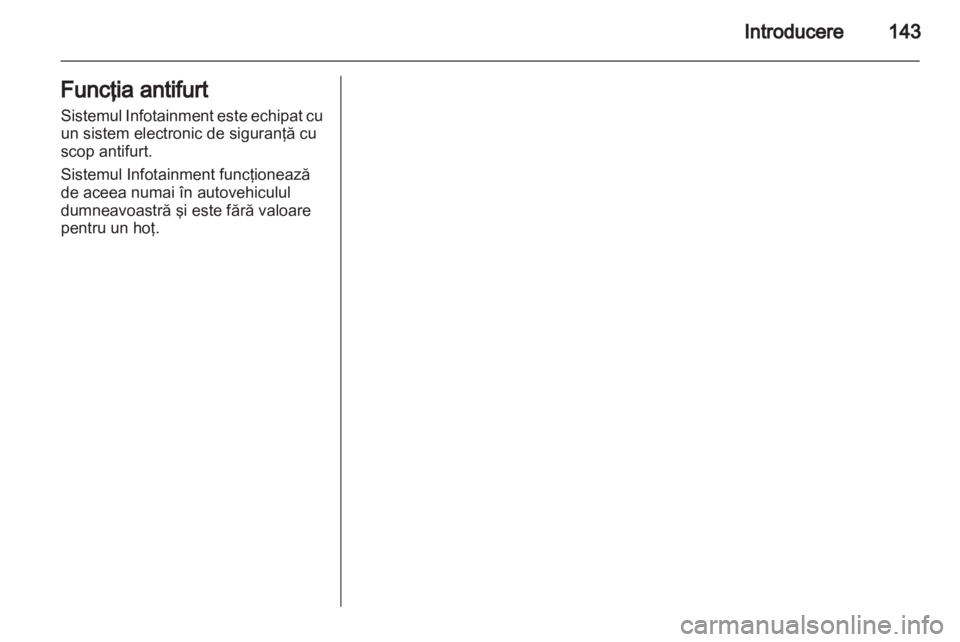 OPEL CORSA 2010.5  Manual pentru sistemul Infotainment (in Romanian) 