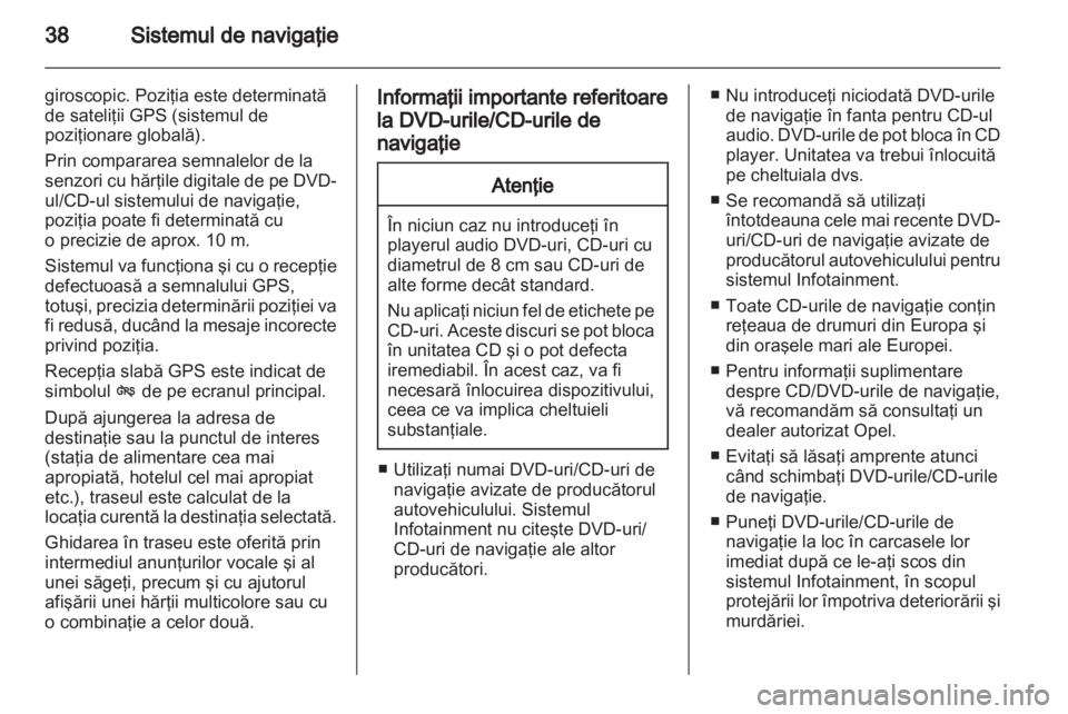 OPEL CORSA 2010.5  Manual pentru sistemul Infotainment (in Romanian) 