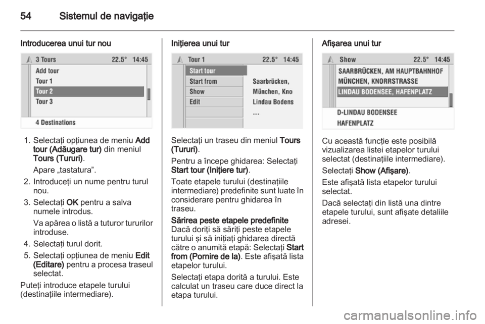 OPEL CORSA 2010.5  Manual pentru sistemul Infotainment (in Romanian) 