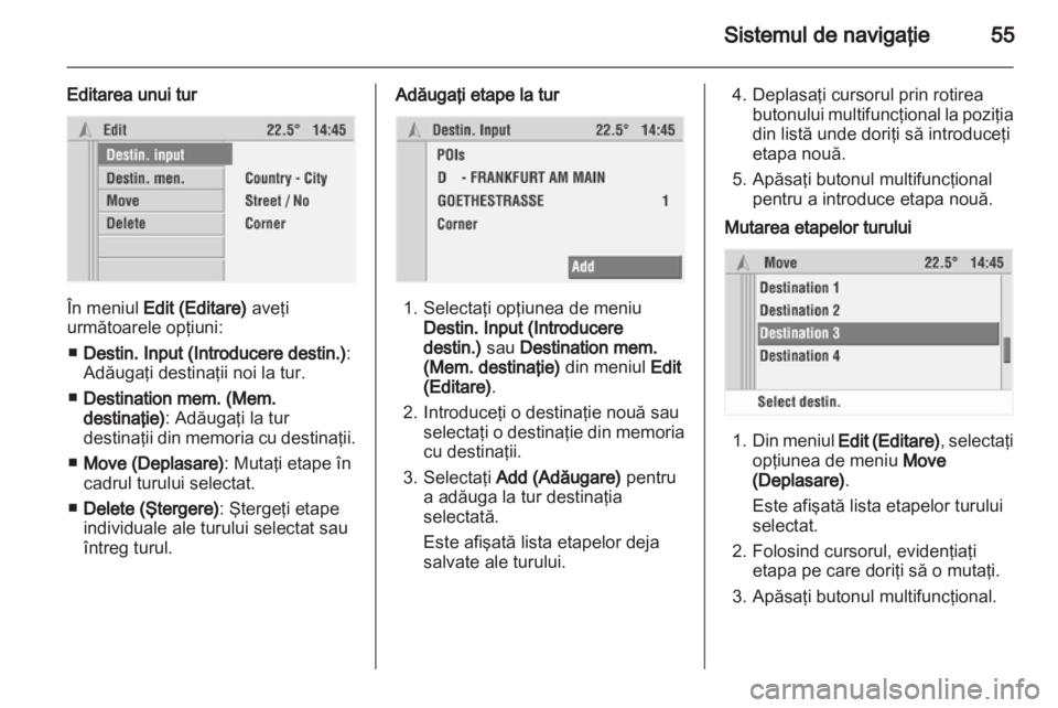 OPEL CORSA 2010.5  Manual pentru sistemul Infotainment (in Romanian) 