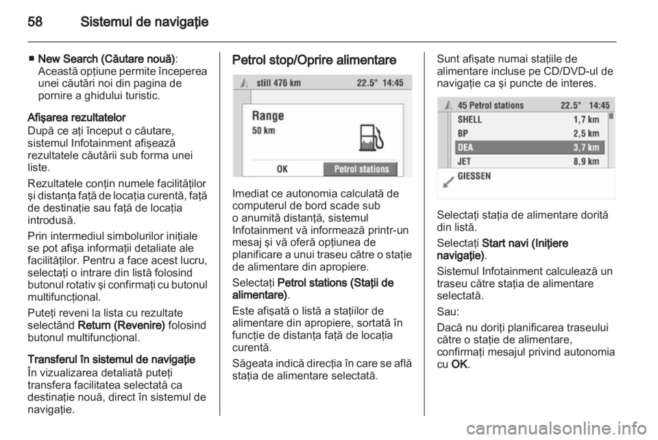 OPEL CORSA 2010.5  Manual pentru sistemul Infotainment (in Romanian) 