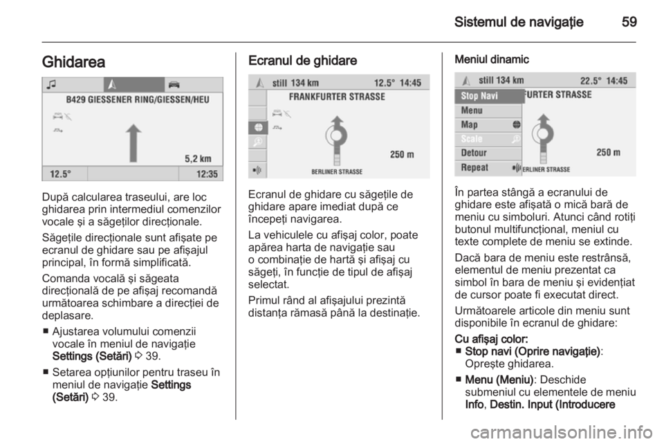 OPEL CORSA 2010.5  Manual pentru sistemul Infotainment (in Romanian) 