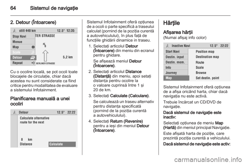 OPEL CORSA 2010.5  Manual pentru sistemul Infotainment (in Romanian) 