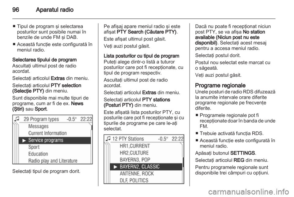 OPEL CORSA 2010.5  Manual pentru sistemul Infotainment (in Romanian) 