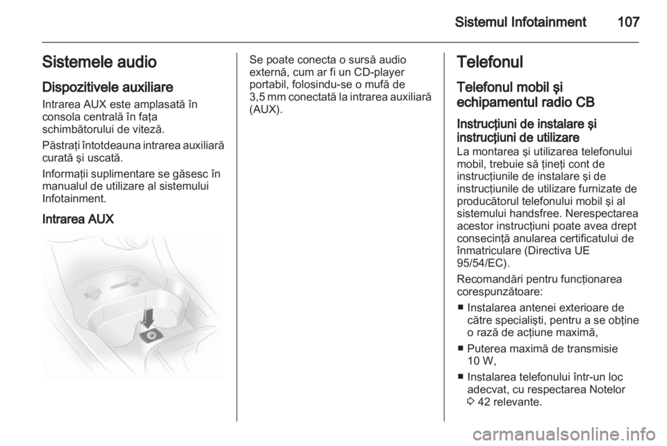 OPEL CORSA 2010.5  Manual de utilizare (in Romanian) 