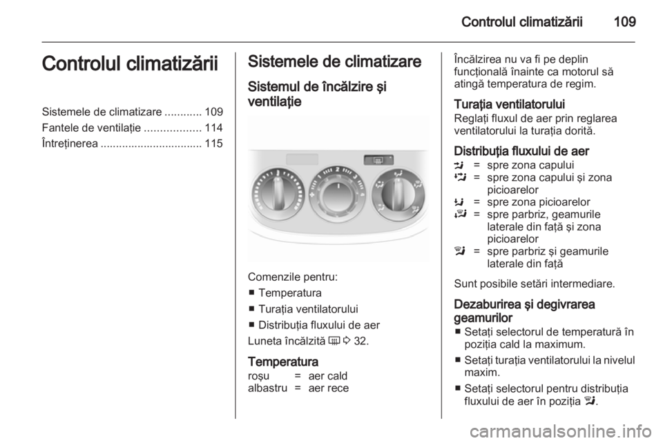 OPEL CORSA 2010.5  Manual de utilizare (in Romanian) 
