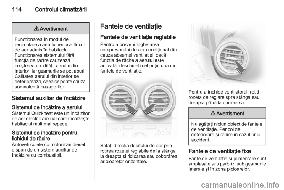 OPEL CORSA 2010.5  Manual de utilizare (in Romanian) 