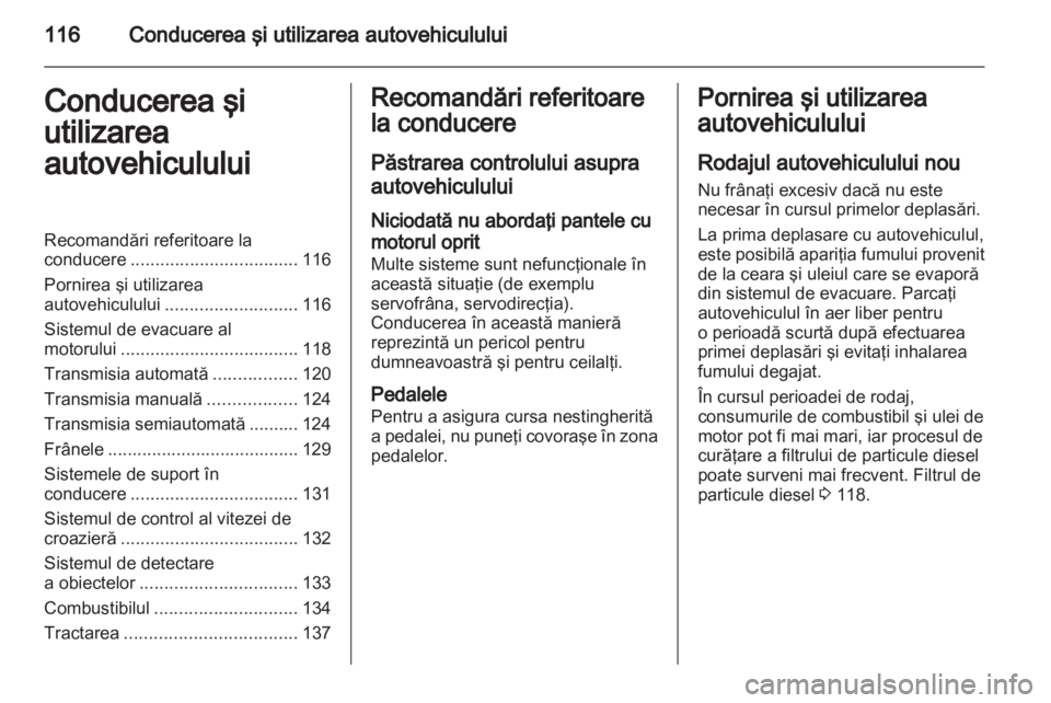 OPEL CORSA 2010.5  Manual de utilizare (in Romanian) 