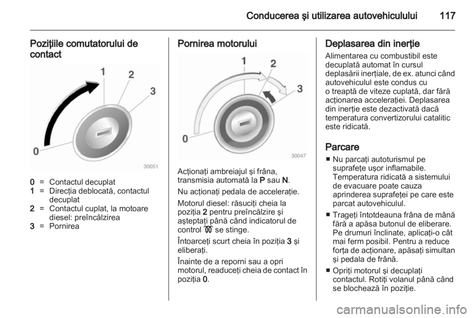 OPEL CORSA 2010.5  Manual de utilizare (in Romanian) 