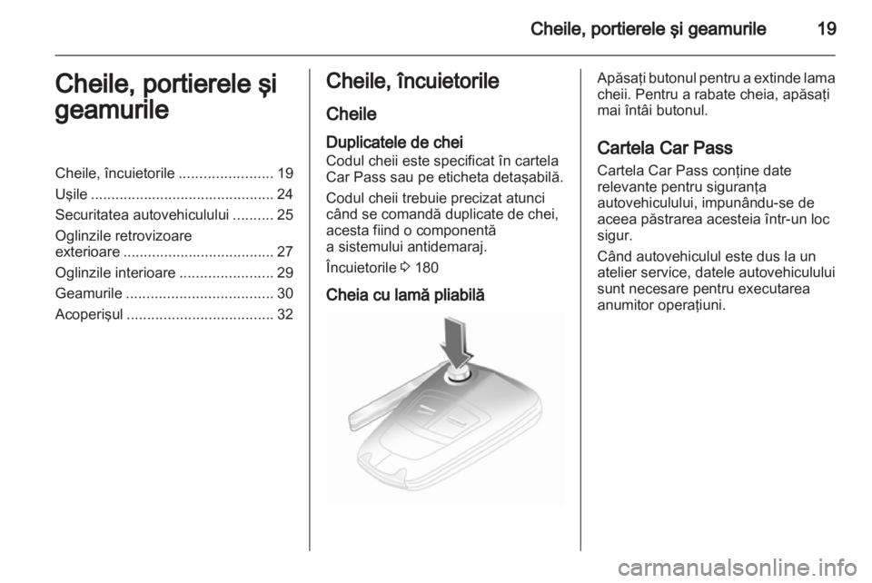 OPEL CORSA 2010.5  Manual de utilizare (in Romanian) 