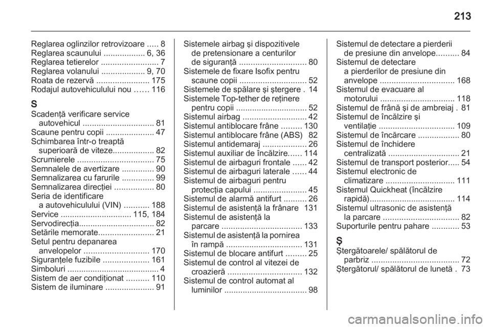 OPEL CORSA 2010.5  Manual de utilizare (in Romanian) 