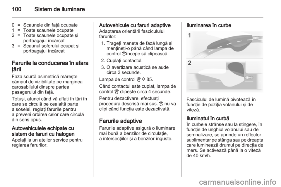 OPEL CORSA 2010.5  Manual de utilizare (in Romanian) 