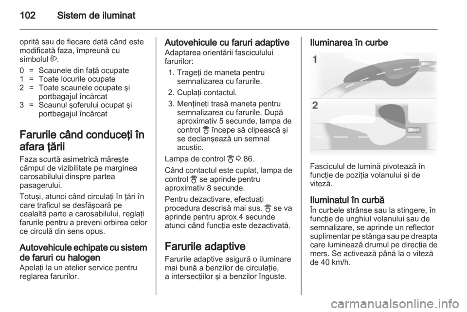 OPEL CORSA 2011  Manual de utilizare (in Romanian) 