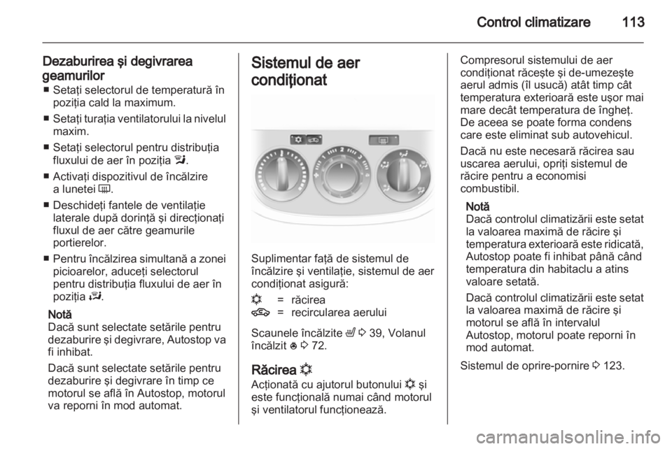 OPEL CORSA 2011  Manual de utilizare (in Romanian) 