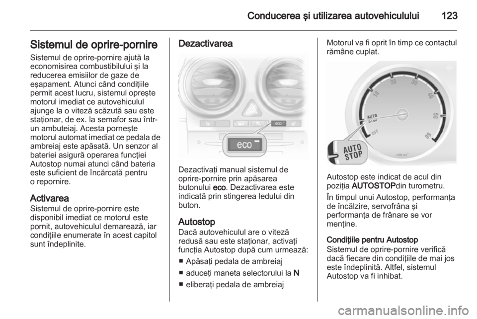 OPEL CORSA 2011  Manual de utilizare (in Romanian) 