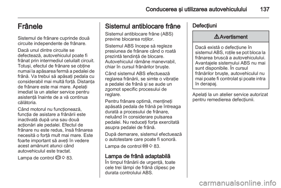 OPEL CORSA 2011  Manual de utilizare (in Romanian) 