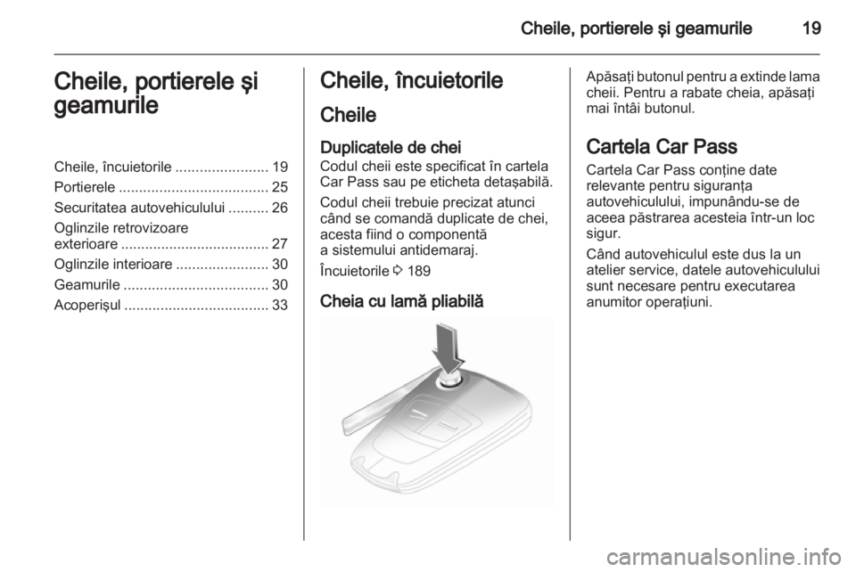 OPEL CORSA 2011  Manual de utilizare (in Romanian) 