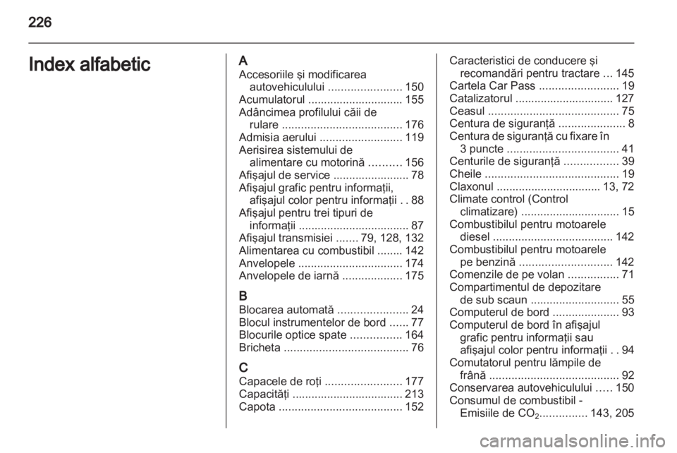 OPEL CORSA 2011  Manual de utilizare (in Romanian) 