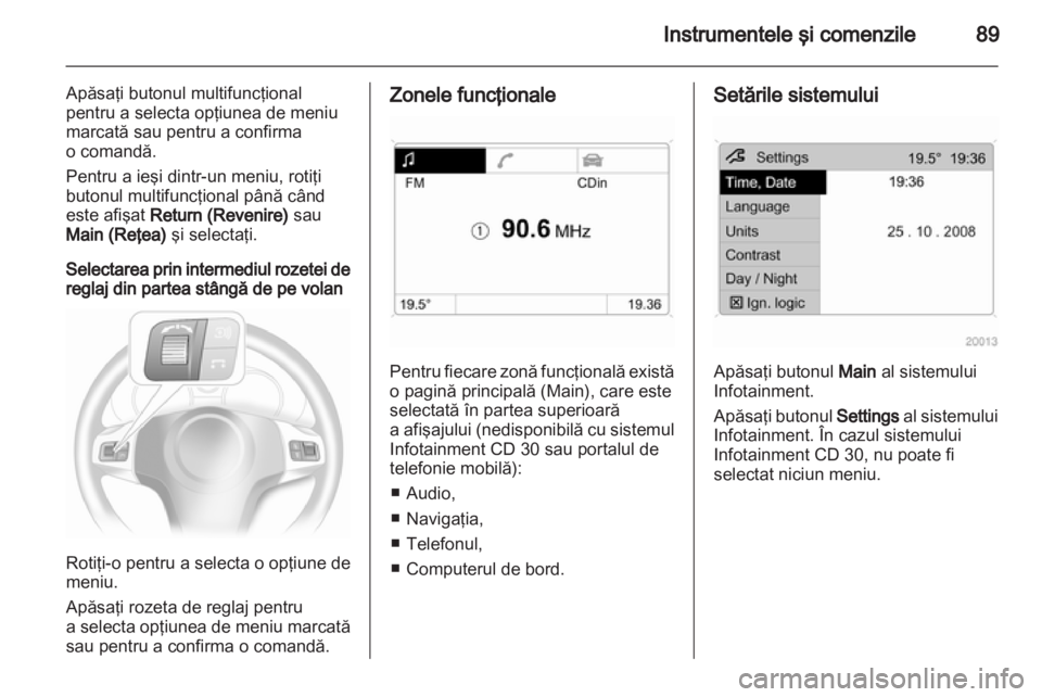 OPEL CORSA 2011  Manual de utilizare (in Romanian) 