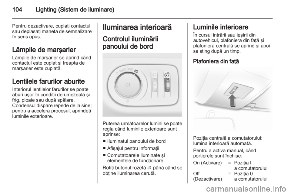 OPEL CORSA 2011.5  Manual de utilizare (in Romanian) 